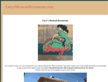 Tablet Screenshot of lucysmexicalirestaurant.com